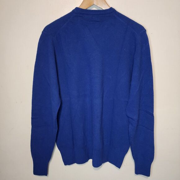 Vintage 70s Robe Di Kappa Wool Lambswool Blue Large New Deadstock - Picture 10 of 12